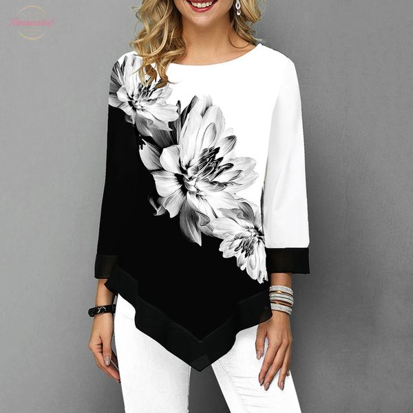 floral printed women shirt asymmetric hem summer blouse for woman flower print blusas fashion female camisa shirts 2020, White
floral printed women shirt asymmetric hem summer blouse for woman flower print blusas fashion female camisa shirts 2020, White