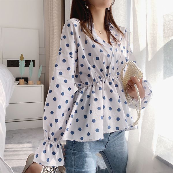 mishow 2019 summer new collection squared collar elasticated waist blue dots white shirt women blouse mx19b4625
mishow 2019 summer new collection squared collar elasticated waist blue dots white shirt women blouse mx19b4625