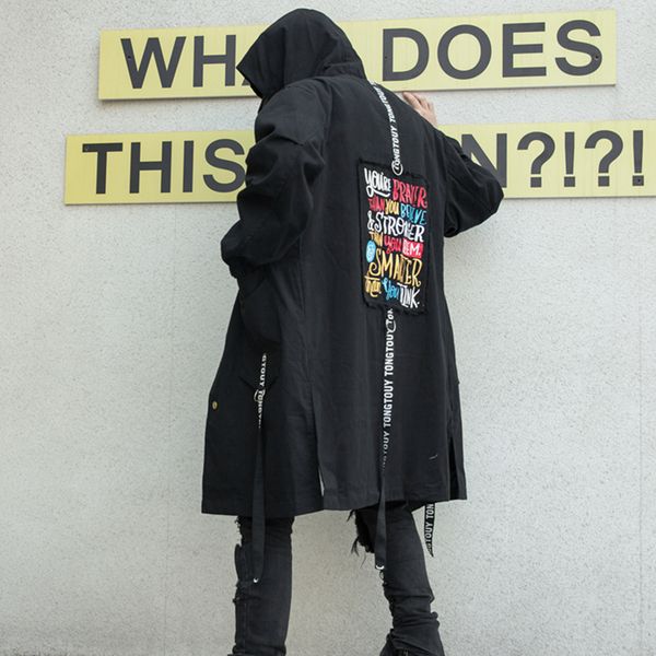 мужчины ленты с капюшоном длинные куртки пальто мужской streetwear hip hop готические сыпучие вскользь ветровка куртки шинель верхняя одежда, Tan;black
мужчины ленты с капюшоном длинные куртки пальто мужской streetwear hip hop готические сыпучие вскользь ветровка куртки шинель верхняя одежда, Tan;black