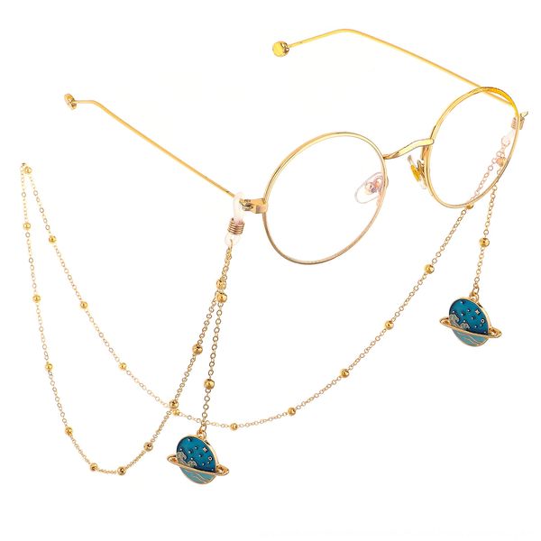 simple golden starry sky planet color clip glasses metal chain glasses chain, Blue
simple golden starry sky planet color clip glasses metal chain glasses chain, Blue
