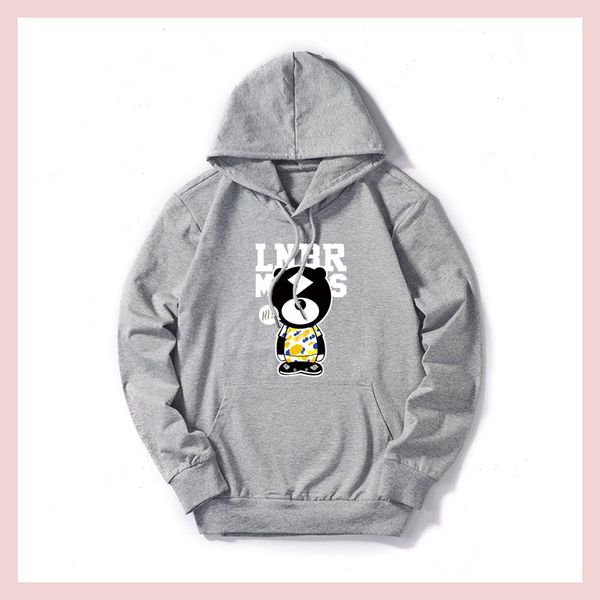 designer fashion hoodies men clothing 2019 thin letter sweater luxury bear pattern print casual loose hoodie 5 colors, Black
designer fashion hoodies men clothing 2019 thin letter sweater luxury bear pattern print casual loose hoodie 5 colors, Black
