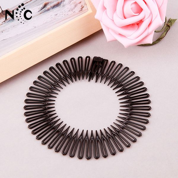 5pcs women makeup plastic circle stretch flexible hair combs teeth headband hair clip fixed girls accessories, Slivery;white
5pcs women makeup plastic circle stretch flexible hair combs teeth headband hair clip fixed girls accessories, Slivery;white