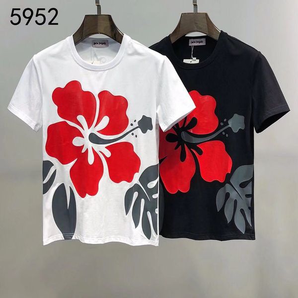 

2020summer ventilation and perspiration english printing male style man short sleeve t-shirts pure cotton4, White;black