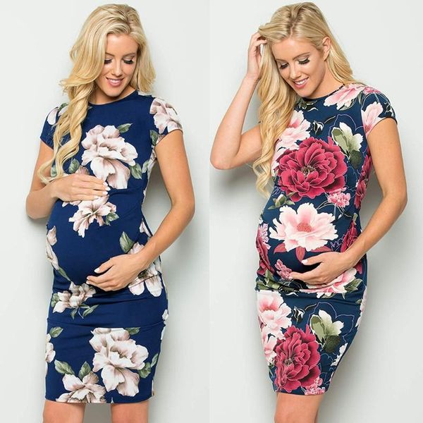 popular pregnant women's dress women's maternity pregnant short sleeve o-neck casual comfy floral print dress women, White
popular pregnant women's dress women's maternity pregnant short sleeve o-neck casual comfy floral print dress women, White