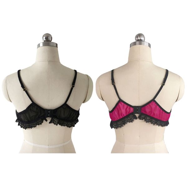 plus size bra womens seamless push up lace unlined lingerie bralette mesh, Red;black
plus size bra womens seamless push up lace unlined lingerie bralette mesh, Red;black