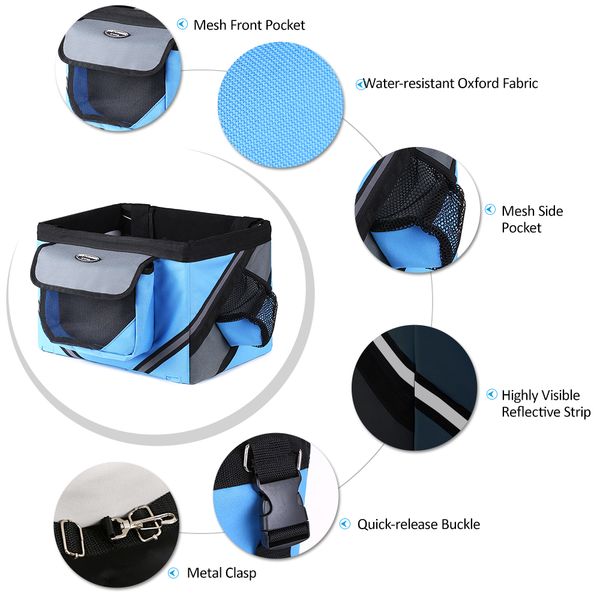 600d oxford fabric bike basket bicycle handlebar front bag box pet dog cat carrier bycicle accessories
600d oxford fabric bike basket bicycle handlebar front bag box pet dog cat carrier bycicle accessories