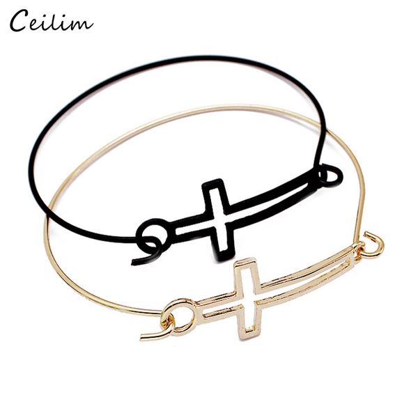 simple design metall alloy bangle for women gift fashion gold black color cross charm open cuff bracelet fashion jewelry
simple design metall alloy bangle for women gift fashion gold black color cross charm open cuff bracelet fashion jewelry