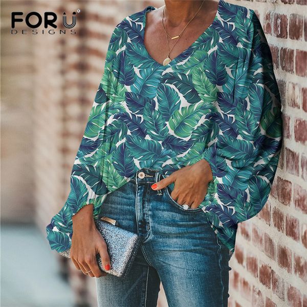 forudegins vintage women and blouse palm tropical leaves patternn hawaii style v-neck clothes ropa mujer blusa feminina, White
forudegins vintage women and blouse palm tropical leaves patternn hawaii style v-neck clothes ropa mujer blusa feminina, White