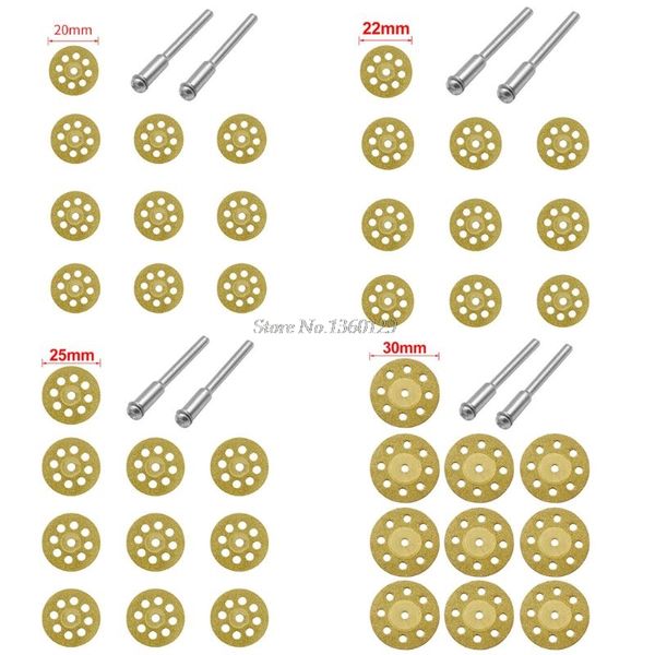 10pcs/set 20/22/25/30mm mini diamond saw blade silver cutting discs with 2x connecting shank for dremel drill fit rotary tool
10pcs/set 20/22/25/30mm mini diamond saw blade silver cutting discs with 2x connecting shank for dremel drill fit rotary tool