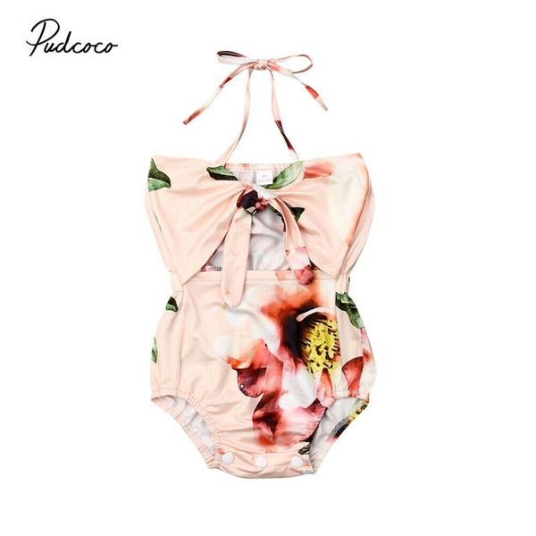2019 brand sweet newborn baby girls clothes flower halter jumpsuit bodysuit hollow bow straps summer holiday beachwear outfit, Blue
2019 brand sweet newborn baby girls clothes flower halter jumpsuit bodysuit hollow bow straps summer holiday beachwear outfit, Blue
