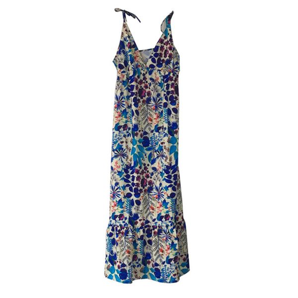 new women summer beach strappy v-neck dress fashion ladies boho floral sundress holiday beach sundress clothes, Black;gray
new women summer beach strappy v-neck dress fashion ladies boho floral sundress holiday beach sundress clothes, Black;gray