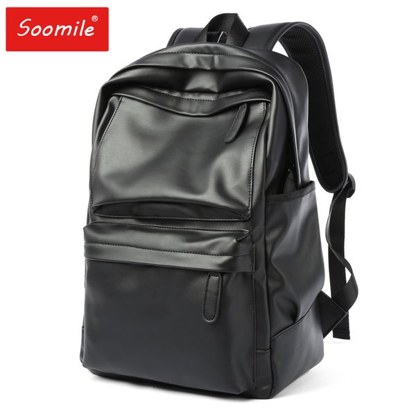 men's bags pu leather black backpack for men daypacks lapcomputer backpack travel bags large capacity male school bookbag
men's bags pu leather black backpack for men daypacks lapcomputer backpack travel bags large capacity male school bookbag