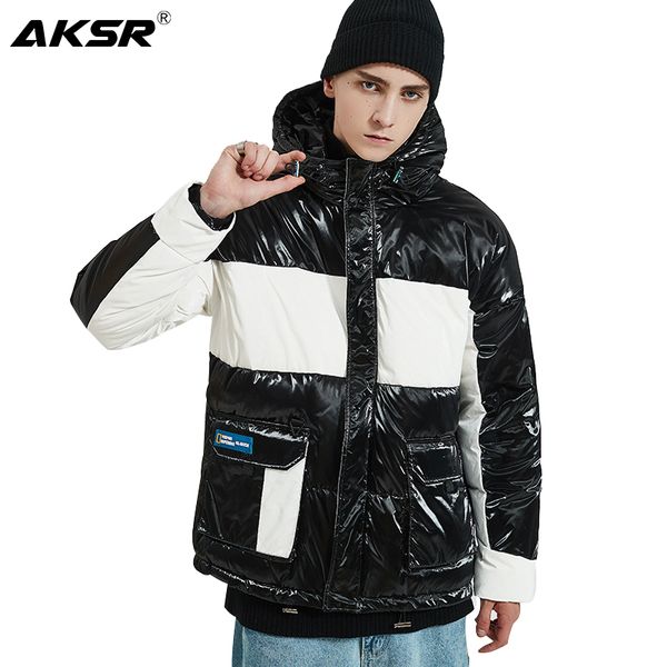 aksr men's winter down jacket coat waterproof thick warm duck down jacket for men hooded winter puffy coat doudoune homme, Black
aksr men's winter down jacket coat waterproof thick warm duck down jacket for men hooded winter puffy coat doudoune homme, Black