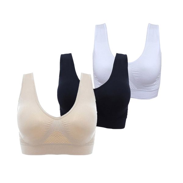3pcs air permeable cooling summer sport wireless bra gym fitness athletic running sport underwear workout vest tank, Red;black
3pcs air permeable cooling summer sport wireless bra gym fitness athletic running sport underwear workout vest tank, Red;black