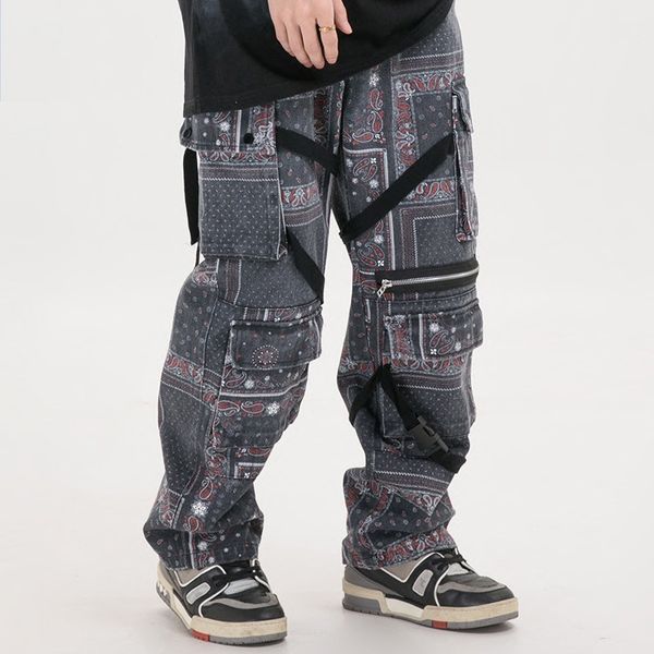 men 2020 hip hip denim pants streetwear retro vintage pattern washed denim pants harajuku cargo pants joggers trousers cotton, Black
men 2020 hip hip denim pants streetwear retro vintage pattern washed denim pants harajuku cargo pants joggers trousers cotton, Black