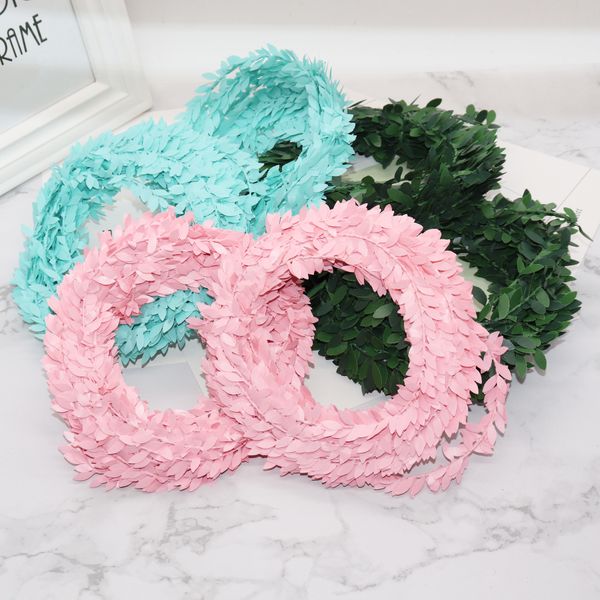 1m artificial flowers rattan leaf nylon iron wire diy wreath accessory for wedding car decoration garland silk scrapbooking
1m artificial flowers rattan leaf nylon iron wire diy wreath accessory for wedding car decoration garland silk scrapbooking