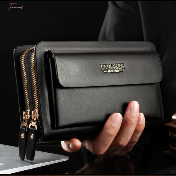 men wallets zipper coin pocket long purse passport cover business multi function card holder waterproof wallet double zipper bag, Red;black
men wallets zipper coin pocket long purse passport cover business multi function card holder waterproof wallet double zipper bag, Red;black