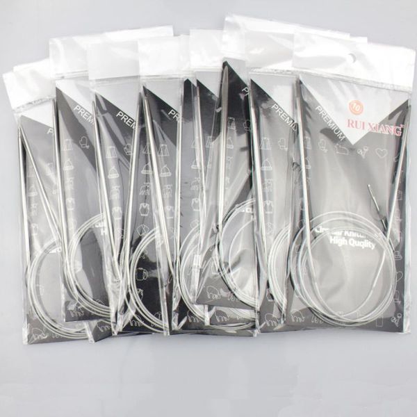 новые розничные package11pcs 47" 120см прочный из нержавеющей круговая вязальных спиц набор размер 1.5-5.0mm для свитера перчатки шитье, Black
новые розничные package11pcs 47" 120см прочный из нержавеющей круговая вязальных спиц набор размер 1.5-5.0mm для свитера перчатки шитье, Black