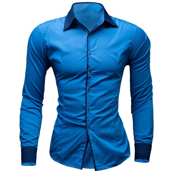 mens casual pure color long sleeve shirt business slim fit shirt printed blouse l xl xxl male social dress shirts, White;black
mens casual pure color long sleeve shirt business slim fit shirt printed blouse l xl xxl male social dress shirts, White;black