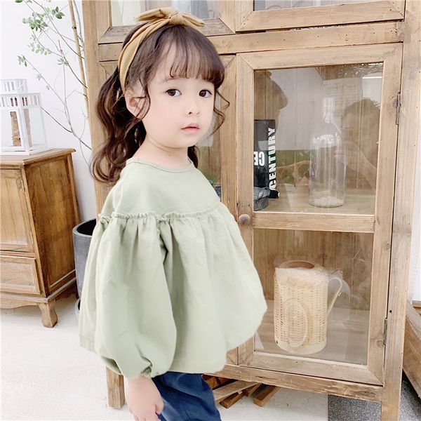 korean style fashion girls cute long sleeve doll blouses 1-5 years baby girl pure cotton loose clothes y200704, White;black
korean style fashion girls cute long sleeve doll blouses 1-5 years baby girl pure cotton loose clothes y200704, White;black