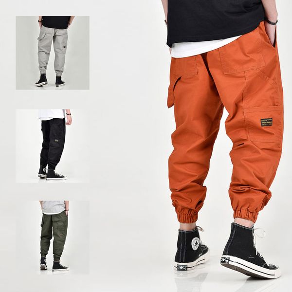 men's jeans fashion streetwear men loose fit big pocket cargo pants slack bottom orange black green gray hip hop joggers, Blue
men's jeans fashion streetwear men loose fit big pocket cargo pants slack bottom orange black green gray hip hop joggers, Blue