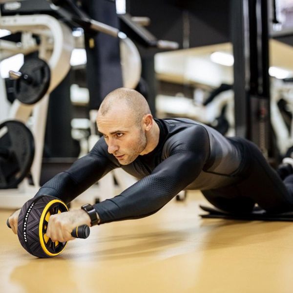 ab roller wheel roller with mat no noise arm waist abdominal non-slip leg for working-out comfortable decoration 
ab roller wheel roller with mat no noise arm waist abdominal non-slip leg for working-out comfortable decoration