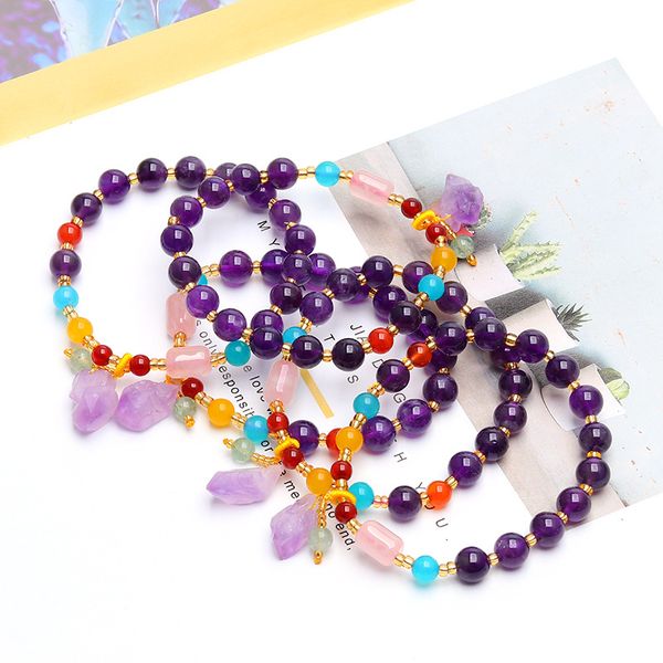 beaded, strands natural crystal hand-woven girls bracelet with stone pendant head accessories fashion aesthetic, Black
beaded, strands natural crystal hand-woven girls bracelet with stone pendant head accessories fashion aesthetic, Black