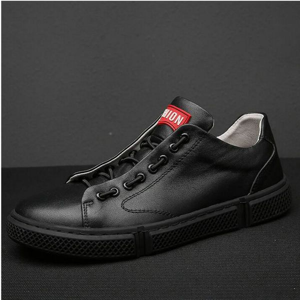 men black white shoes fashion lace-up leather shoes flats zapatillas hombre mens casual sneaker a52-43
men black white shoes fashion lace-up leather shoes flats zapatillas hombre mens casual sneaker a52-43