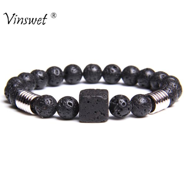 black lava natural stone beads bracelets for men women vintage design volcanic rock onyx bead strand bracelet men jewelry gifts
black lava natural stone beads bracelets for men women vintage design volcanic rock onyx bead strand bracelet men jewelry gifts