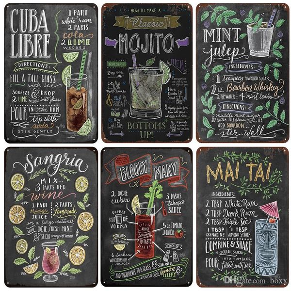 mojito cuba libre cocktail metal signs home decor vintage tin signs pub home decorative plates metal sign wall plaques size 30*20cm abox
mojito cuba libre cocktail metal signs home decor vintage tin signs pub home decorative plates metal sign wall plaques size 30*20cm abox