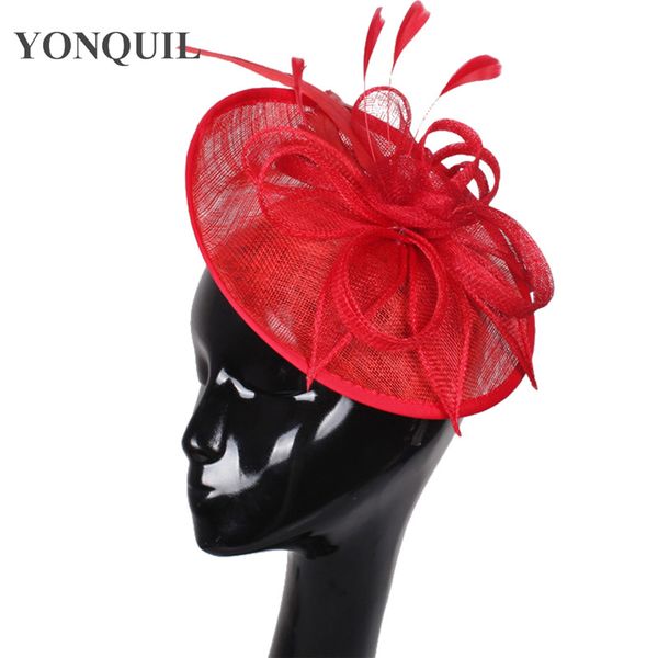 red charming sinamay ladies party hats hair fascinators headpiece t-platform hair accessories headband show race hat of1550
red charming sinamay ladies party hats hair fascinators headpiece t-platform hair accessories headband show race hat of1550