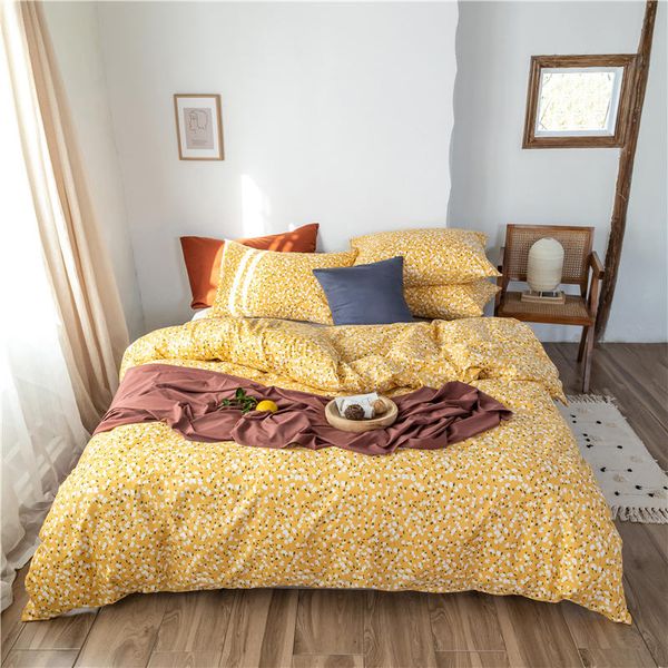 2020 spring bedding sets dense little white flowers bed set yellow bedding dense phobia bed linen single/double grey sheet
2020 spring bedding sets dense little white flowers bed set yellow bedding dense phobia bed linen single/double grey sheet