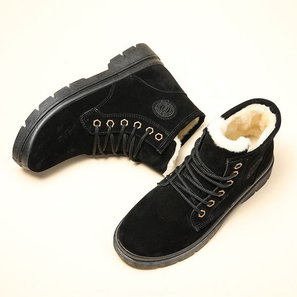 2019 women boots warm plush snow boots faux suede winter shoes woman classic winter for female ankle fashion z12-74, Black
2019 women boots warm plush snow boots faux suede winter shoes woman classic winter for female ankle fashion z12-74, Black