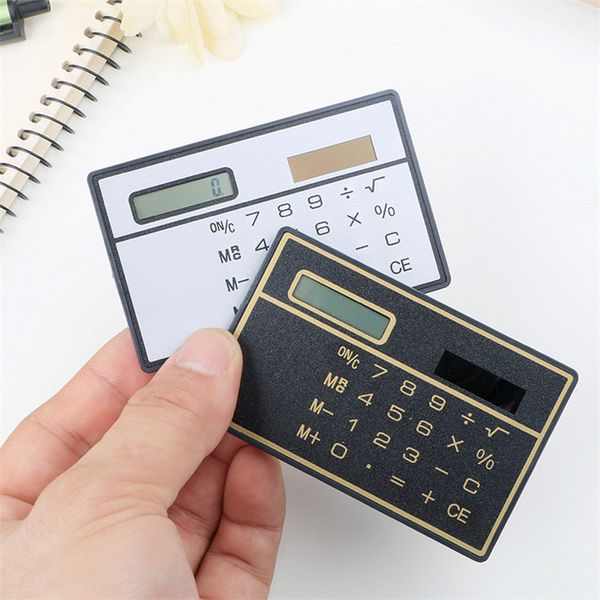 8 digits ultra thin slim mini credit card design solar power pocket calculator novelty small travel compact for business school
8 digits ultra thin slim mini credit card design solar power pocket calculator novelty small travel compact for business school
