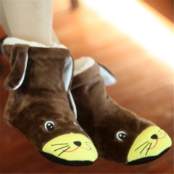 new women home plush slippers winter warm cotton padded shoes thick velvet animals indoor floor shoes ladies footwear, Blue;gray
new women home plush slippers winter warm cotton padded shoes thick velvet animals indoor floor shoes ladies footwear, Blue;gray