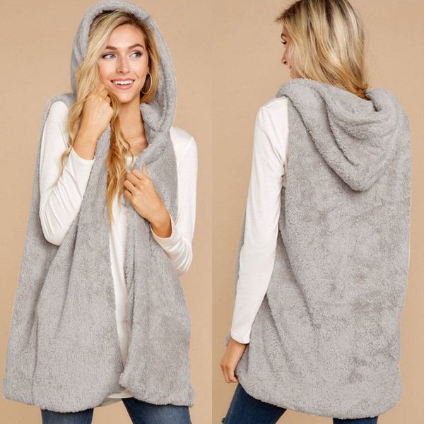 fauxwomen clothes fur vest outwear jacket coat sleeveless warm waistcoat new winter hooded clothing lady, Black;white
fauxwomen clothes fur vest outwear jacket coat sleeveless warm waistcoat new winter hooded clothing lady, Black;white
