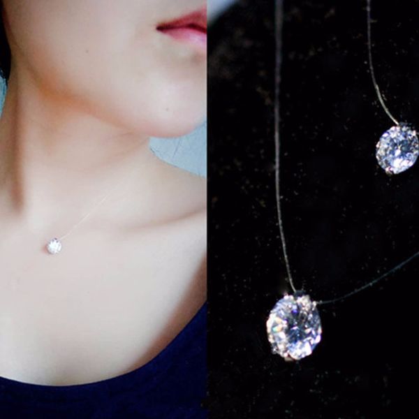 simple crystal necklace silver geometric invisible wire zircon chain clavicle chain women accessories for gift party wedding
simple crystal necklace silver geometric invisible wire zircon chain clavicle chain women accessories for gift party wedding