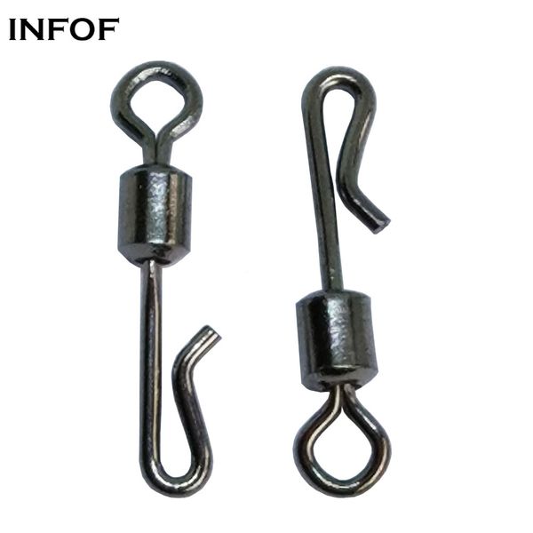 infof f6018 100pieces/lot quick change swivel connector bass fishing swivel carp terminal tackle emerillones pesca peche giratorios
infof f6018 100pieces/lot quick change swivel connector bass fishing swivel carp terminal tackle emerillones pesca peche giratorios