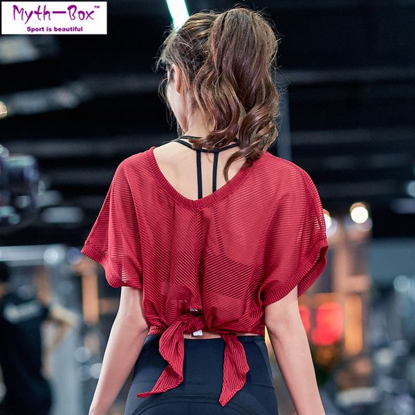women yoga shirts girl running shirts loose bandage pullover thin fitness sport t-shirt female quick dry gym workout blouse, White;red
women yoga shirts girl running shirts loose bandage pullover thin fitness sport t-shirt female quick dry gym workout blouse, White;red