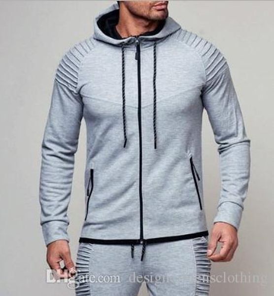 spring autumn hoodies for mens sports cardigan fold sweatshirts male fitness slim casual clothing, Black
spring autumn hoodies for mens sports cardigan fold sweatshirts male fitness slim casual clothing, Black