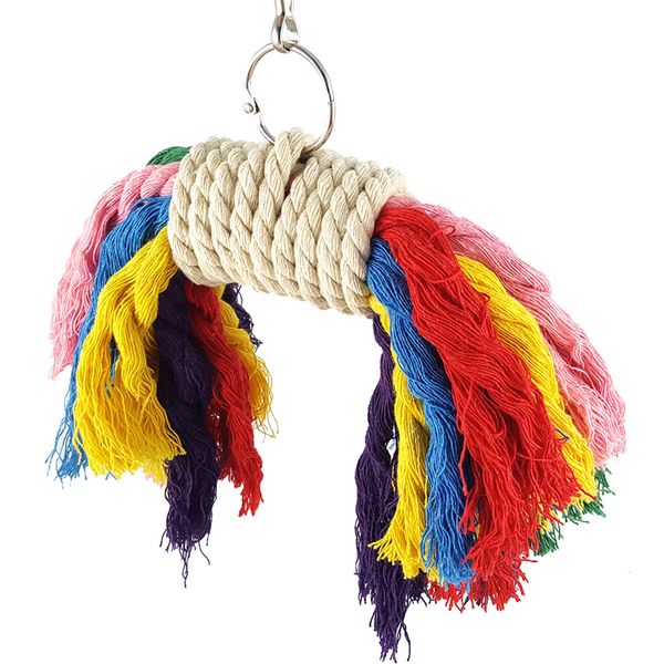 climbing cockatoo accessories bird parrot chew toy conure colorful cotton rope cage pet hanging perch
climbing cockatoo accessories bird parrot chew toy conure colorful cotton rope cage pet hanging perch