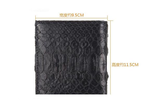 100% real genuine python skin snake leather bifold men wallet bank holder black color with oem customized services, Red;black
100% real genuine python skin snake leather bifold men wallet bank holder black color with oem customized services, Red;black