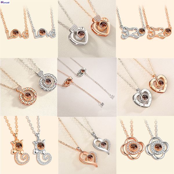 1 pc 100 language i love you memory pendant necklace gold silver lover romantic projection necklace wedding valentine's day gift
1 pc 100 language i love you memory pendant necklace gold silver lover romantic projection necklace wedding valentine's day gift