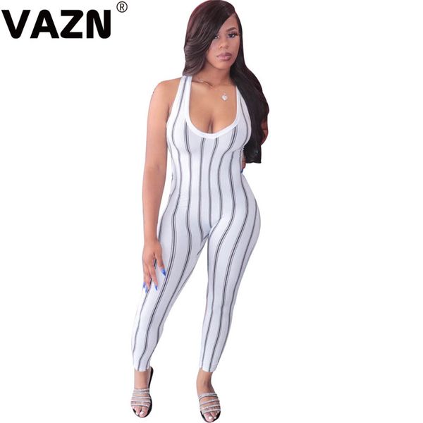 vazn new fashion 2020 summer elastic skinny striped sleeveless beach style v-neck womens jumpsuit fashion jumpsuits, Black;white
vazn new fashion 2020 summer elastic skinny striped sleeveless beach style v-neck womens jumpsuit fashion jumpsuits, Black;white