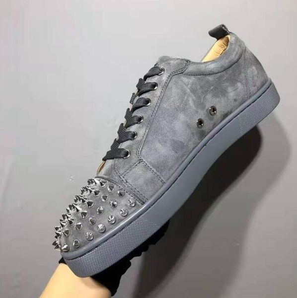 with box 2019 new good quality pink red bottom shoes fashion rivets spikes studded sneakers fo, Black
with box 2019 new good quality pink red bottom shoes fashion rivets spikes studded sneakers fo, Black