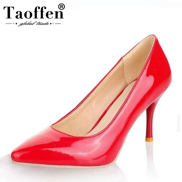 taoffen size 30-47 women high heel shoes office ladies women shallow party pumps fashion footwear heels shoes p23518, Black
taoffen size 30-47 women high heel shoes office ladies women shallow party pumps fashion footwear heels shoes p23518, Black