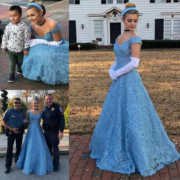 sky blue lace evening formal dresses 2019 modest off shoulder full length junior party occasion women prom pageant dress wear, Black;red
sky blue lace evening formal dresses 2019 modest off shoulder full length junior party occasion women prom pageant dress wear, Black;red