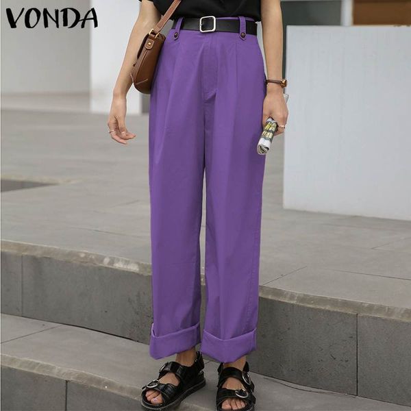 fashion women pants 2020 vonda casual solid color straight high waist long pants plus size bohemian summer trousers femme, Black;white
fashion women pants 2020 vonda casual solid color straight high waist long pants plus size bohemian summer trousers femme, Black;white