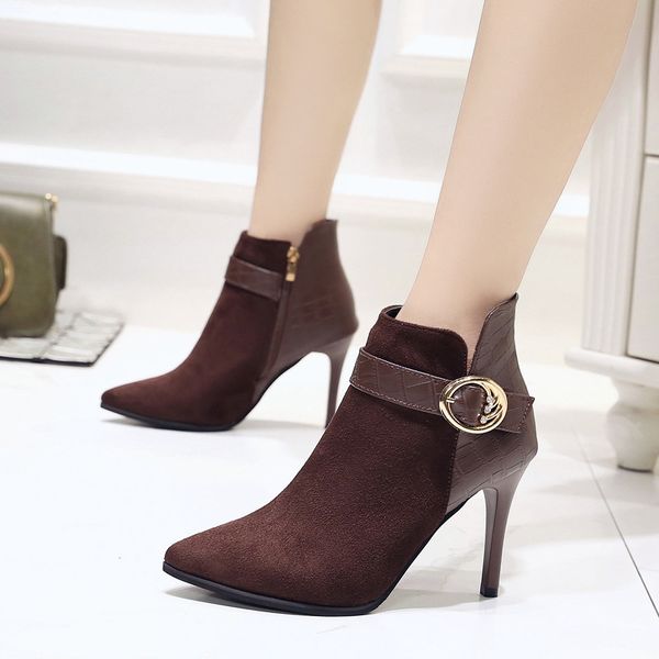 winter boots lady booties woman 2019 high heels women's rubber shoes rain luxury designer boots-women zipper 2020 stiletto, Black
winter boots lady booties woman 2019 high heels women's rubber shoes rain luxury designer boots-women zipper 2020 stiletto, Black