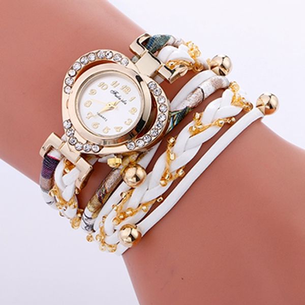 women's bracelet diamond circle watch student watch diamond studded circle wrap bracelet watch zegarek damski, Slivery;brown
women's bracelet diamond circle watch student watch diamond studded circle wrap bracelet watch zegarek damski, Slivery;brown